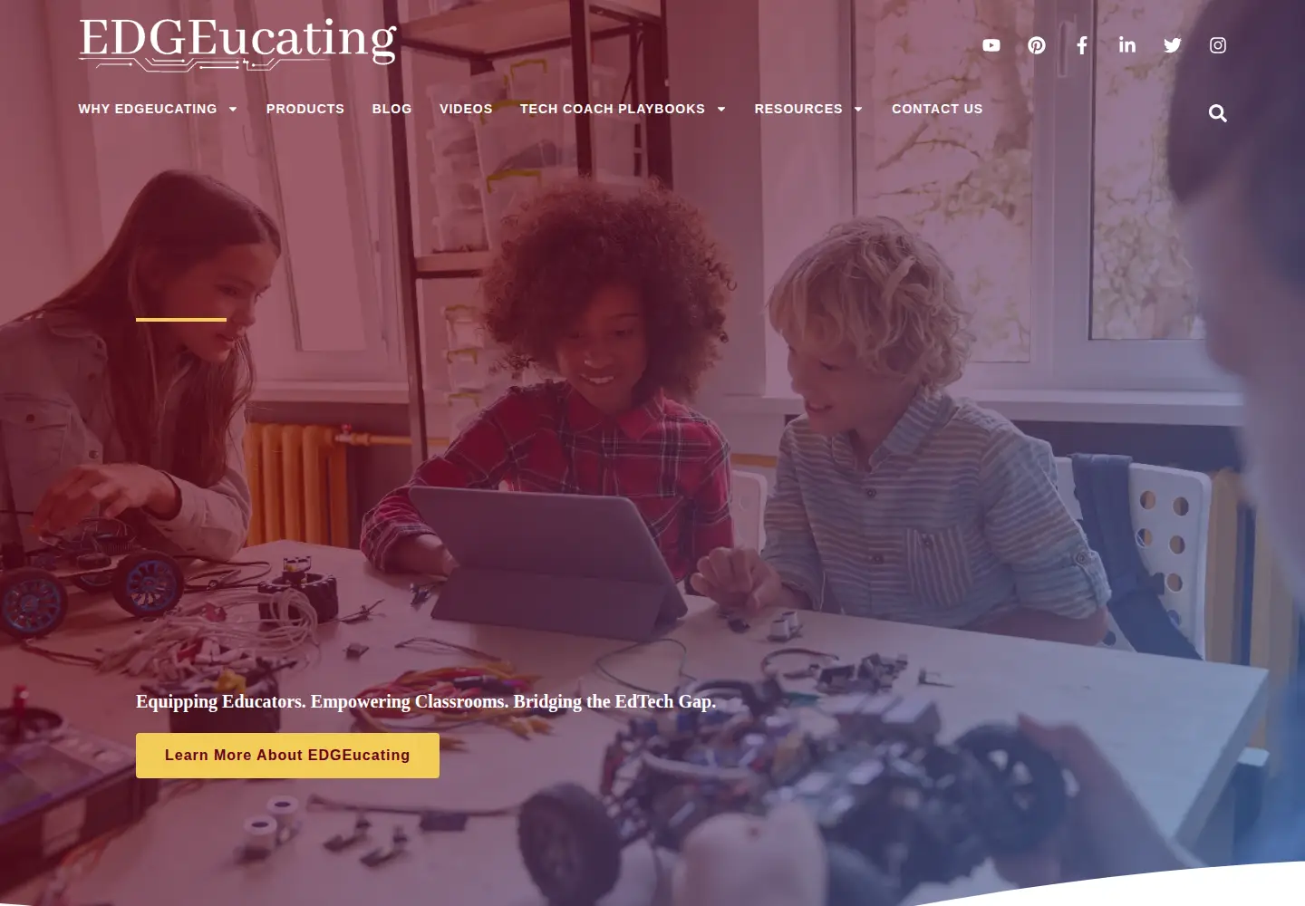 Screenshot of edgeucating.com