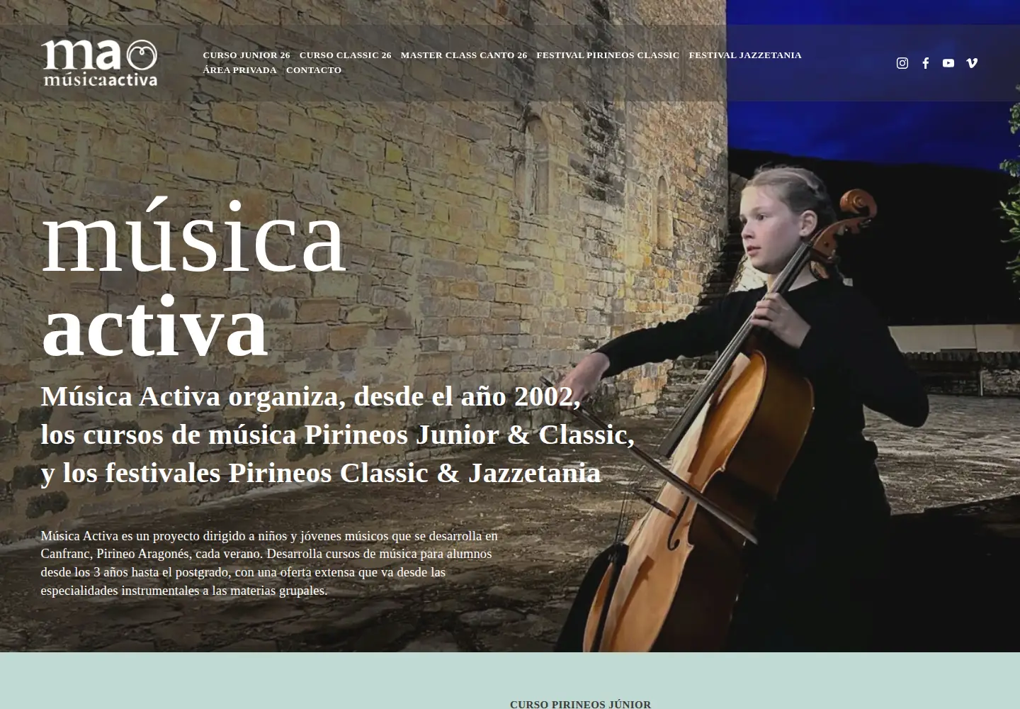 Screenshot of musicaactiva.com