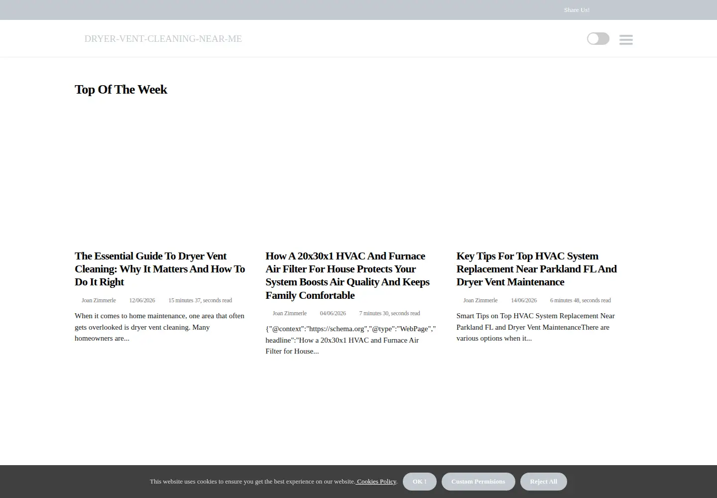 Screenshot of dryer-vent-cleaning-near-me.net