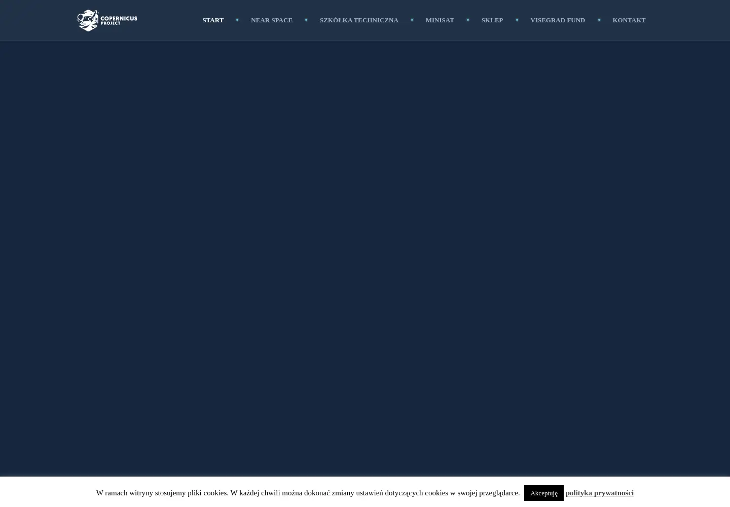 Captured homepage of copernicus-project.org in the current scan