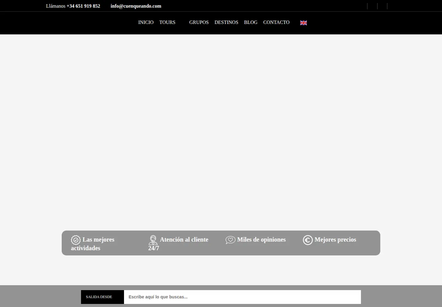 Screenshot of cuenqueando.com