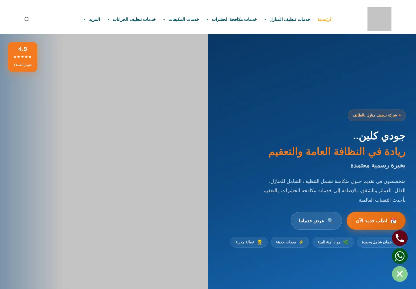 Screenshot of jodiclean.com