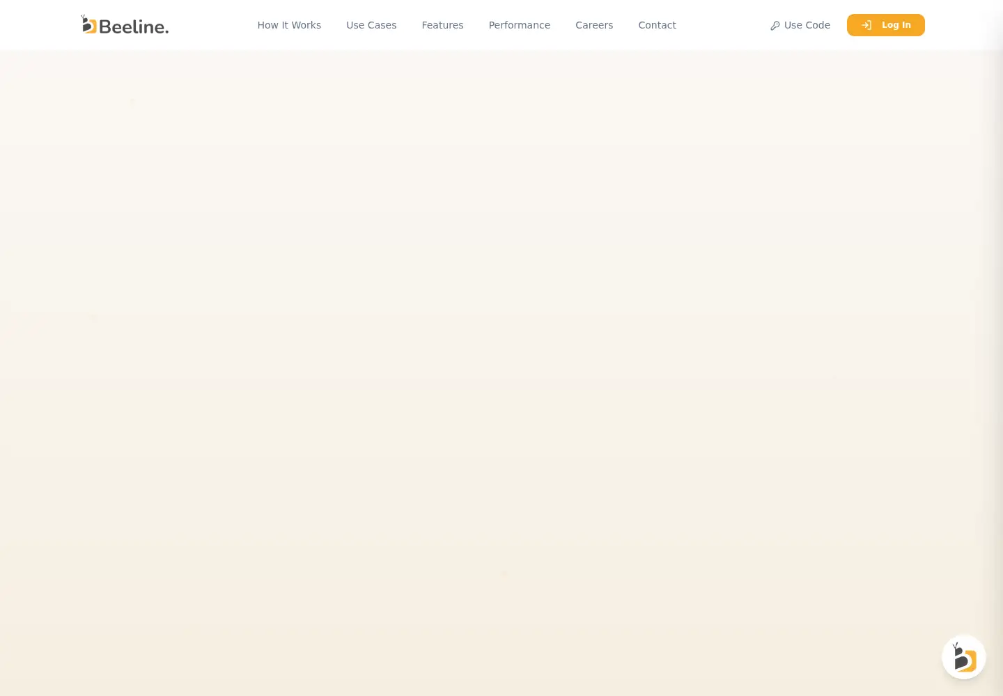 Screenshot of beeline.life