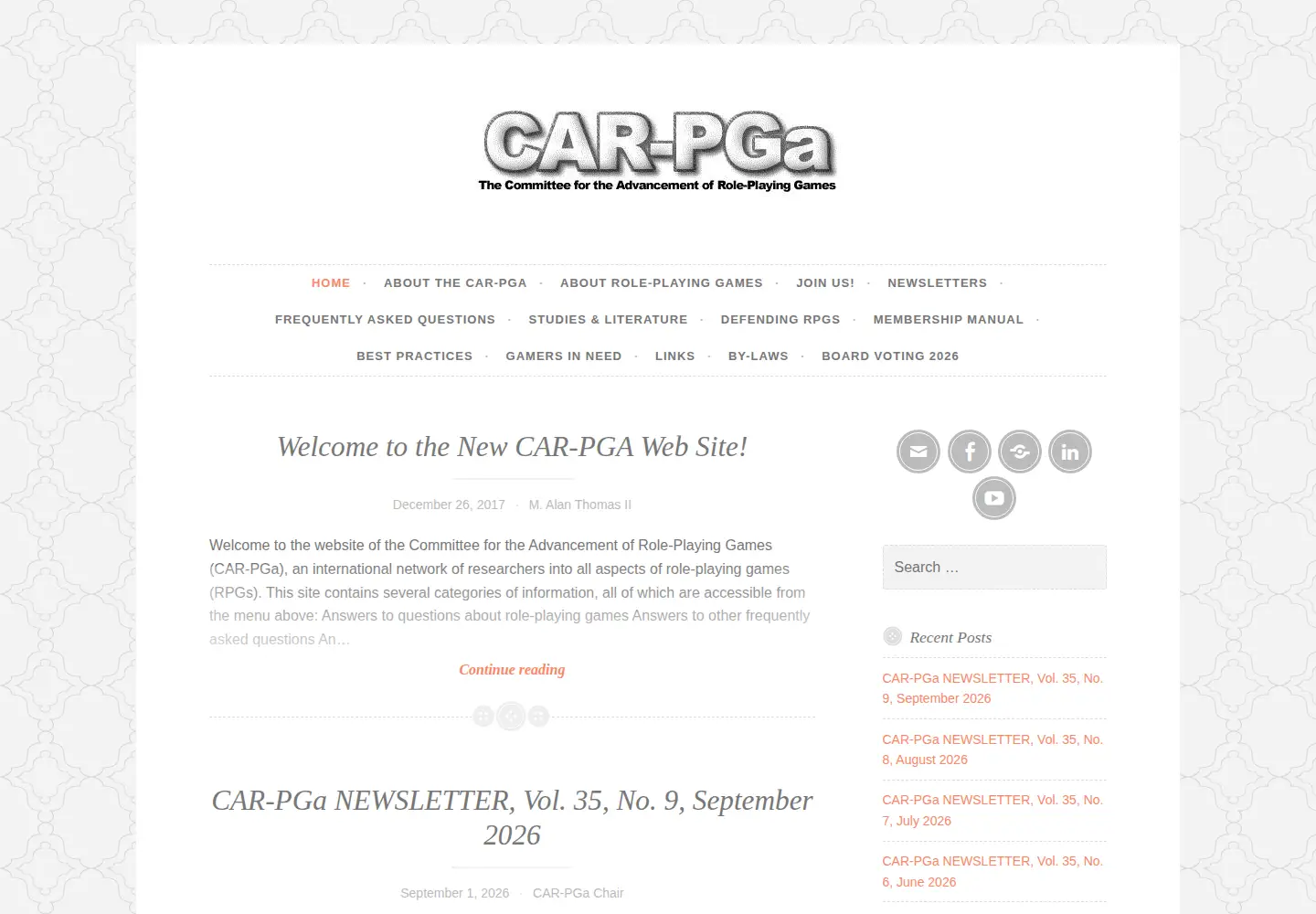 Screenshot of car-pga.org