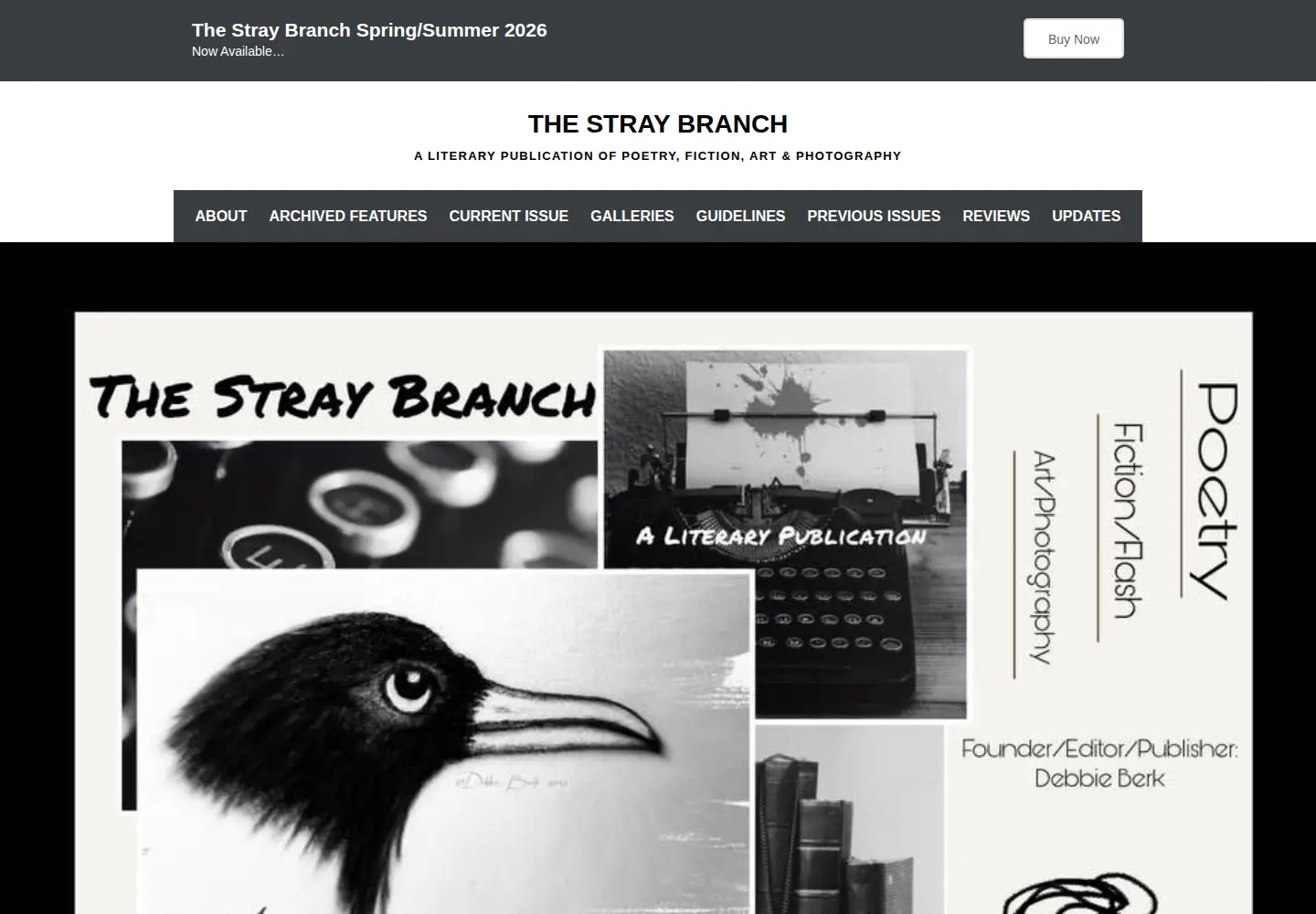Captured homepage of thestraybranch.org in the current scan