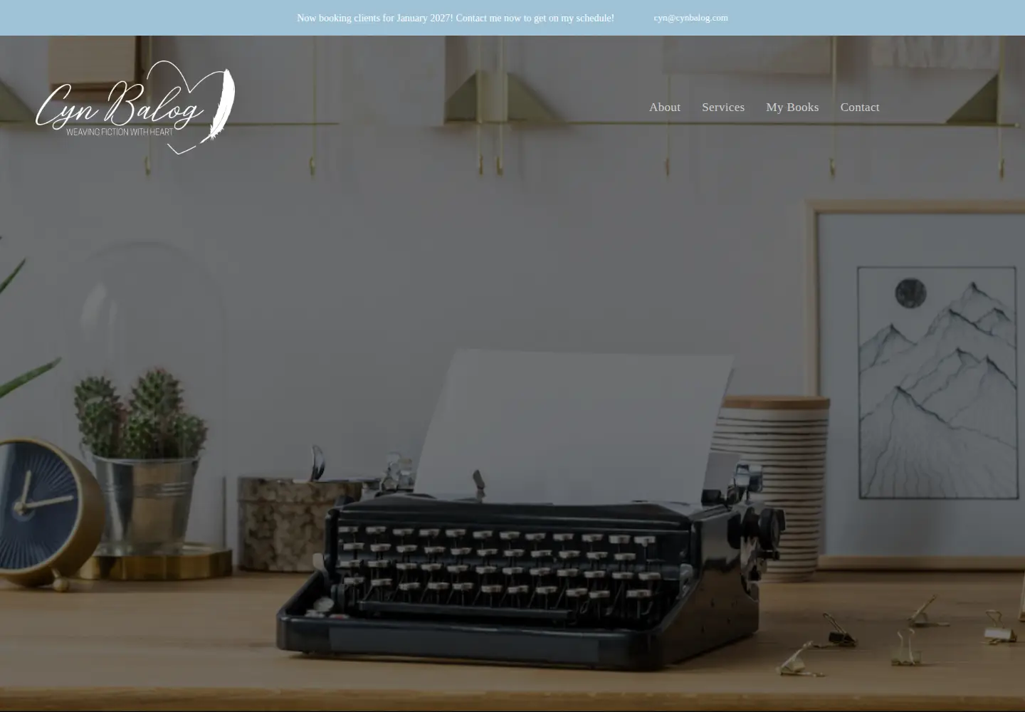 Screenshot of cynbalog.com