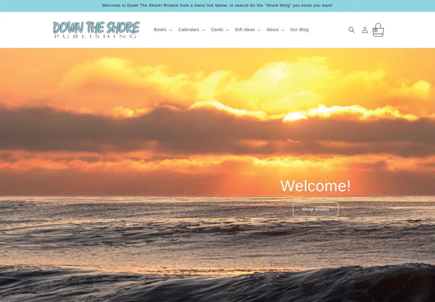 Captured homepage of down-the-shore.com in the current scan