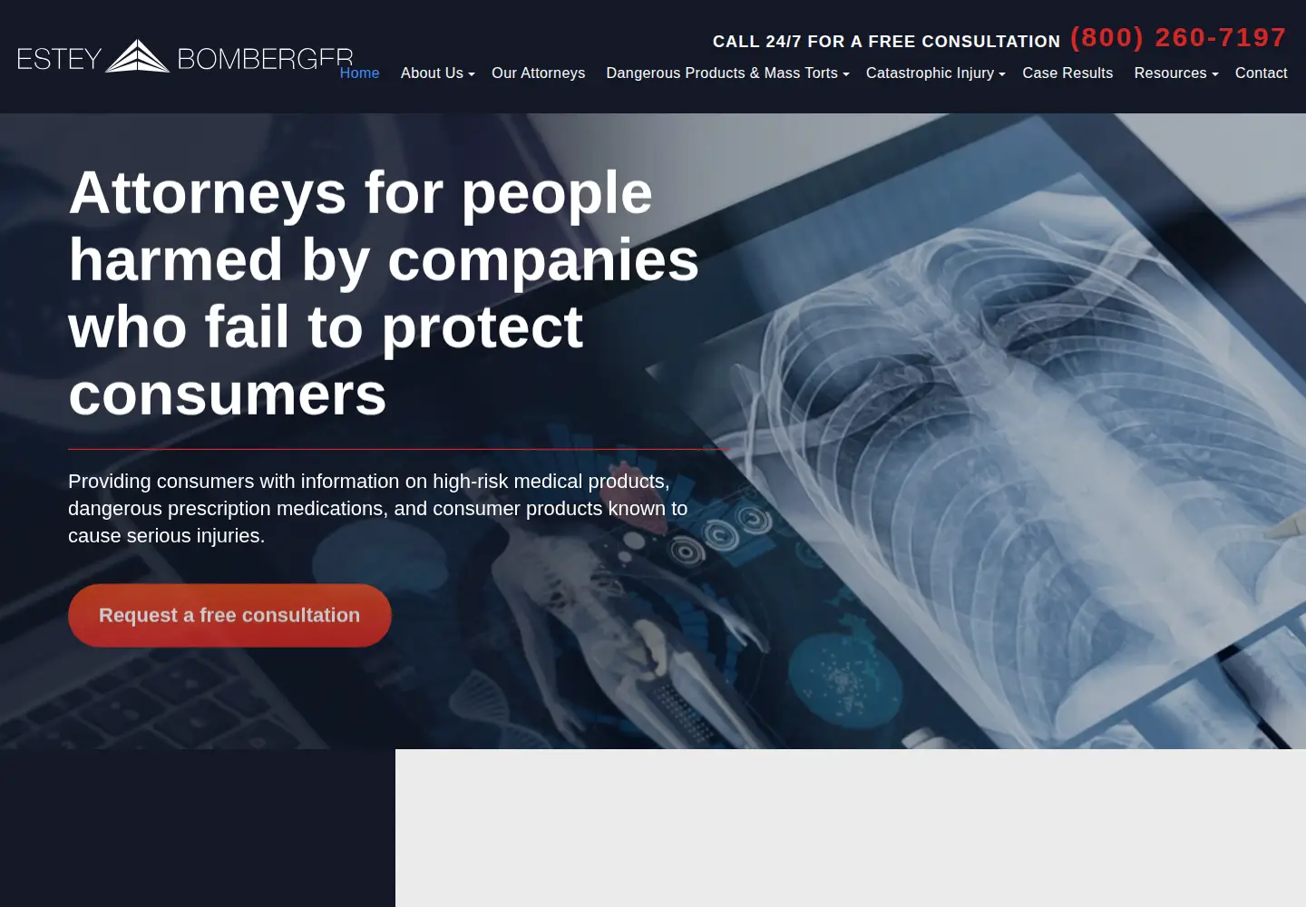 Screenshot of esteybomberger.com