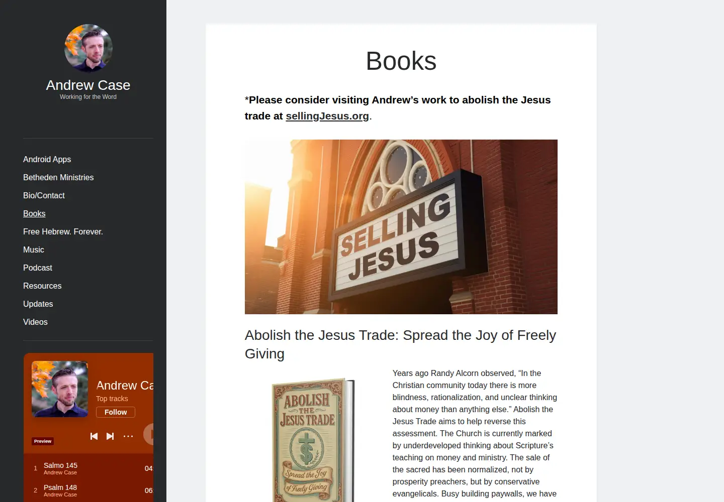 Screenshot of hismagnificence.com