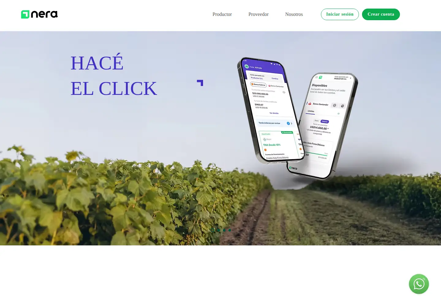 Screenshot of nera-agro.com