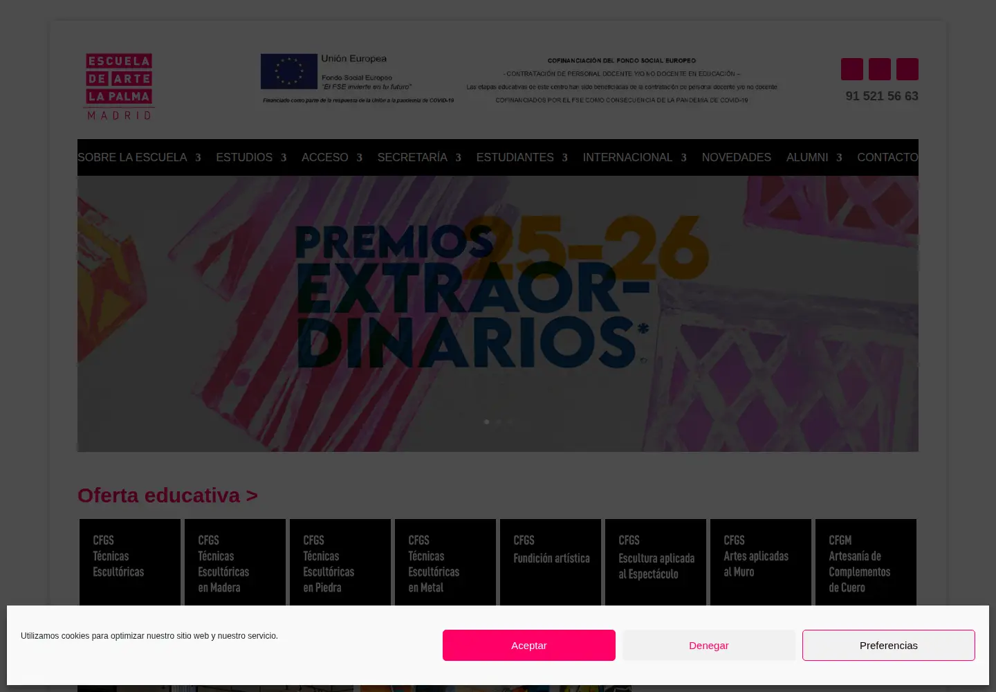 Screenshot of ealapalma.es