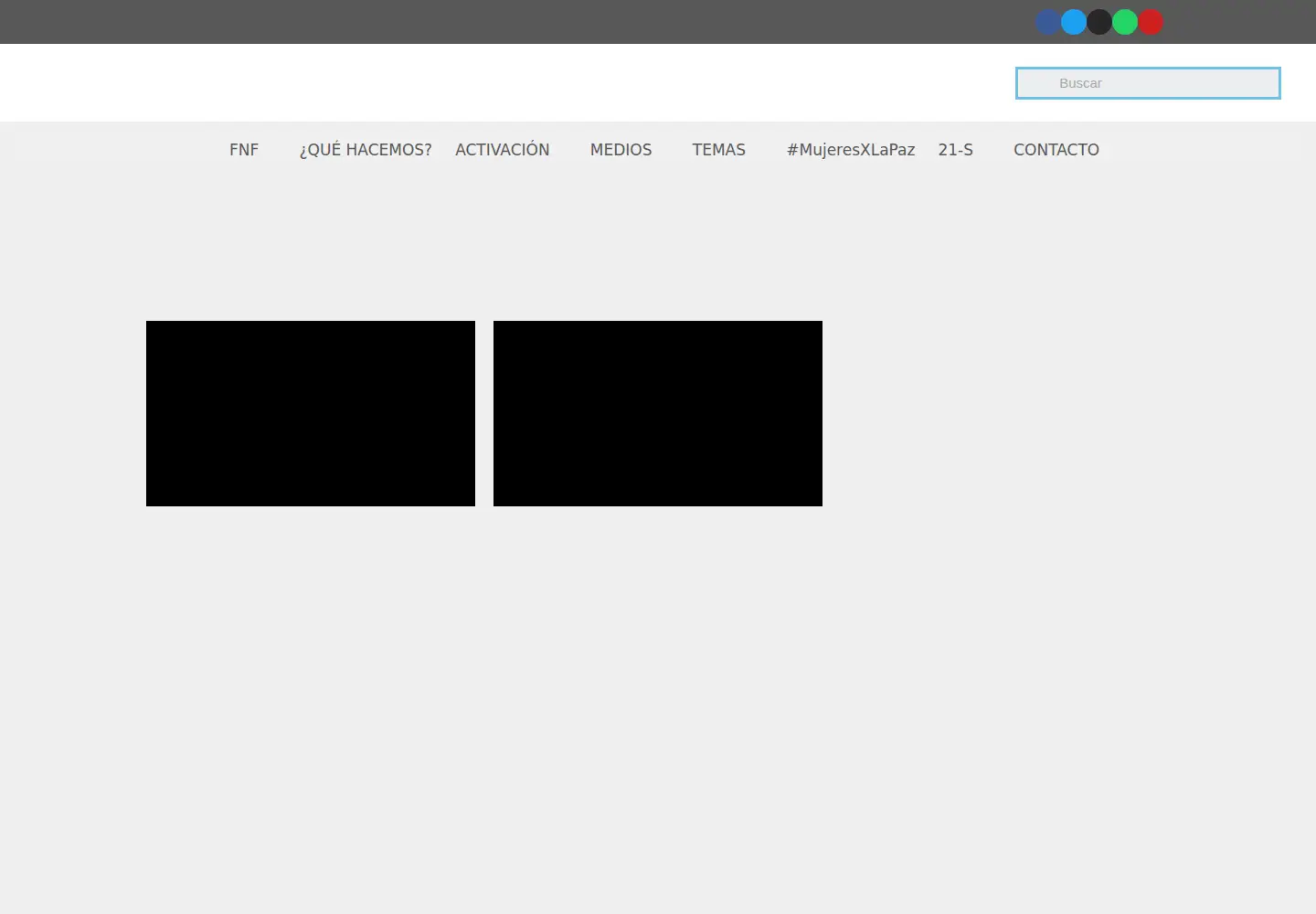 Captured homepage of frentenacional.mx in the current scan