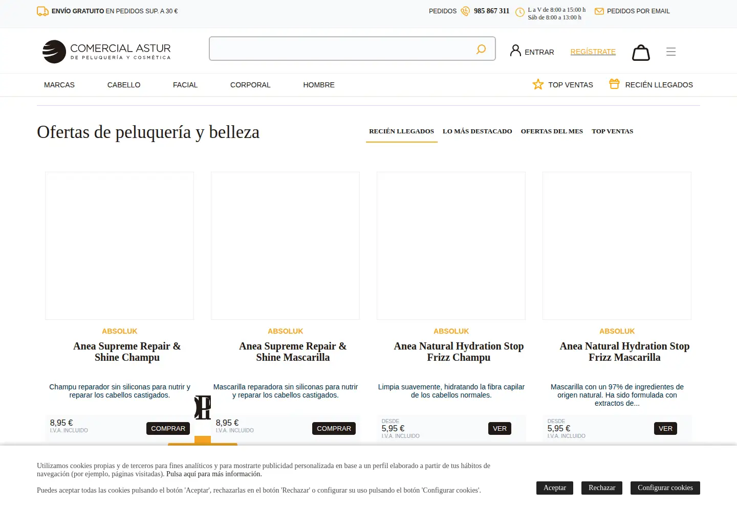 Screenshot of coaspeco.com