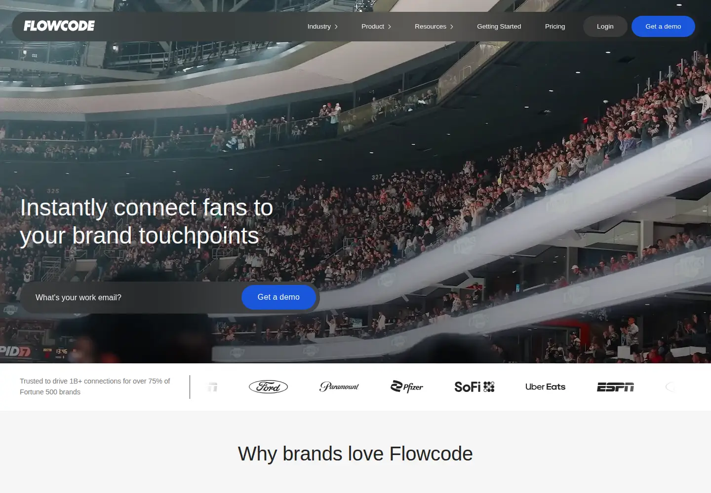 Screenshot of flowcode.com