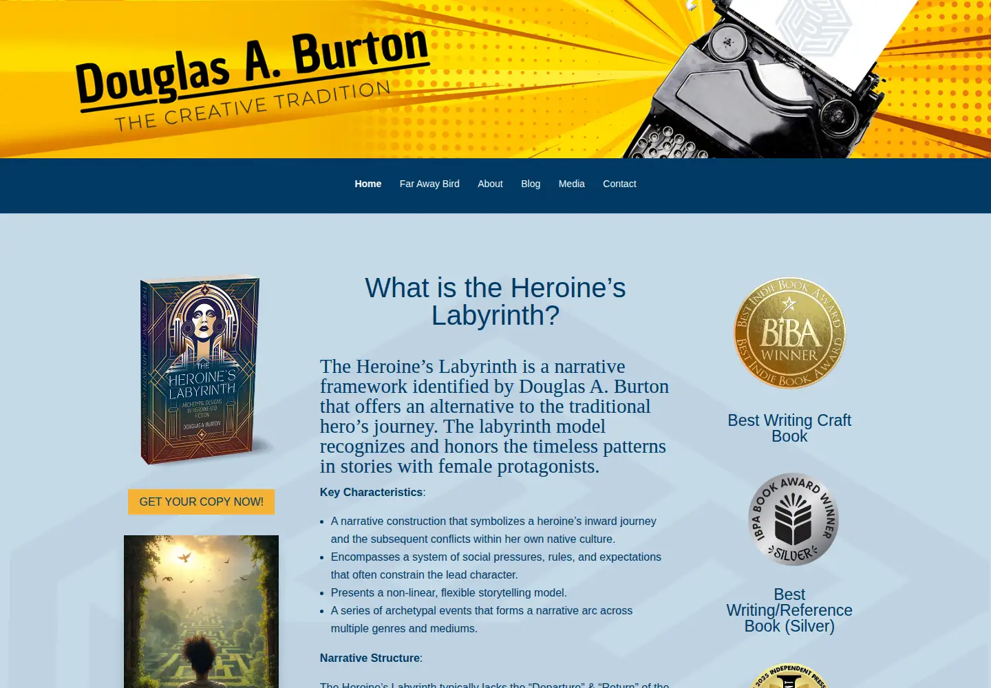 Screenshot of douglasaburton.com