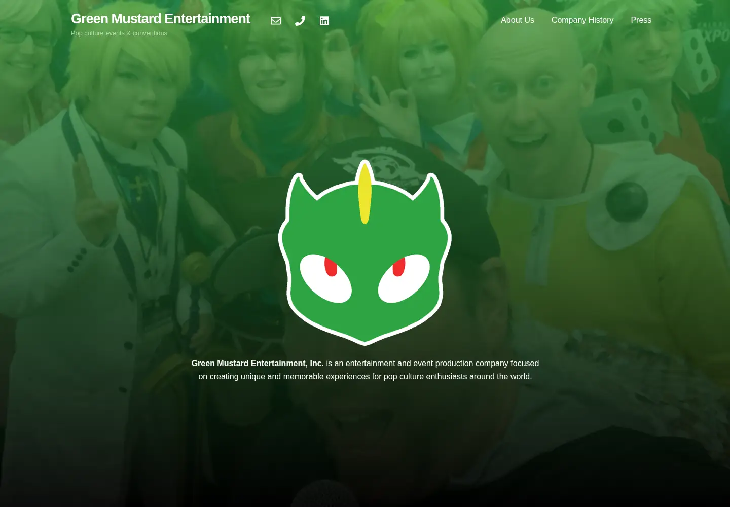 Screenshot of greenmustard.com