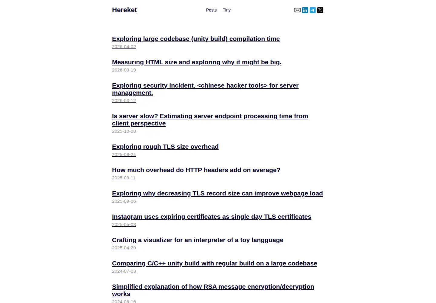 Screenshot of hereket.com