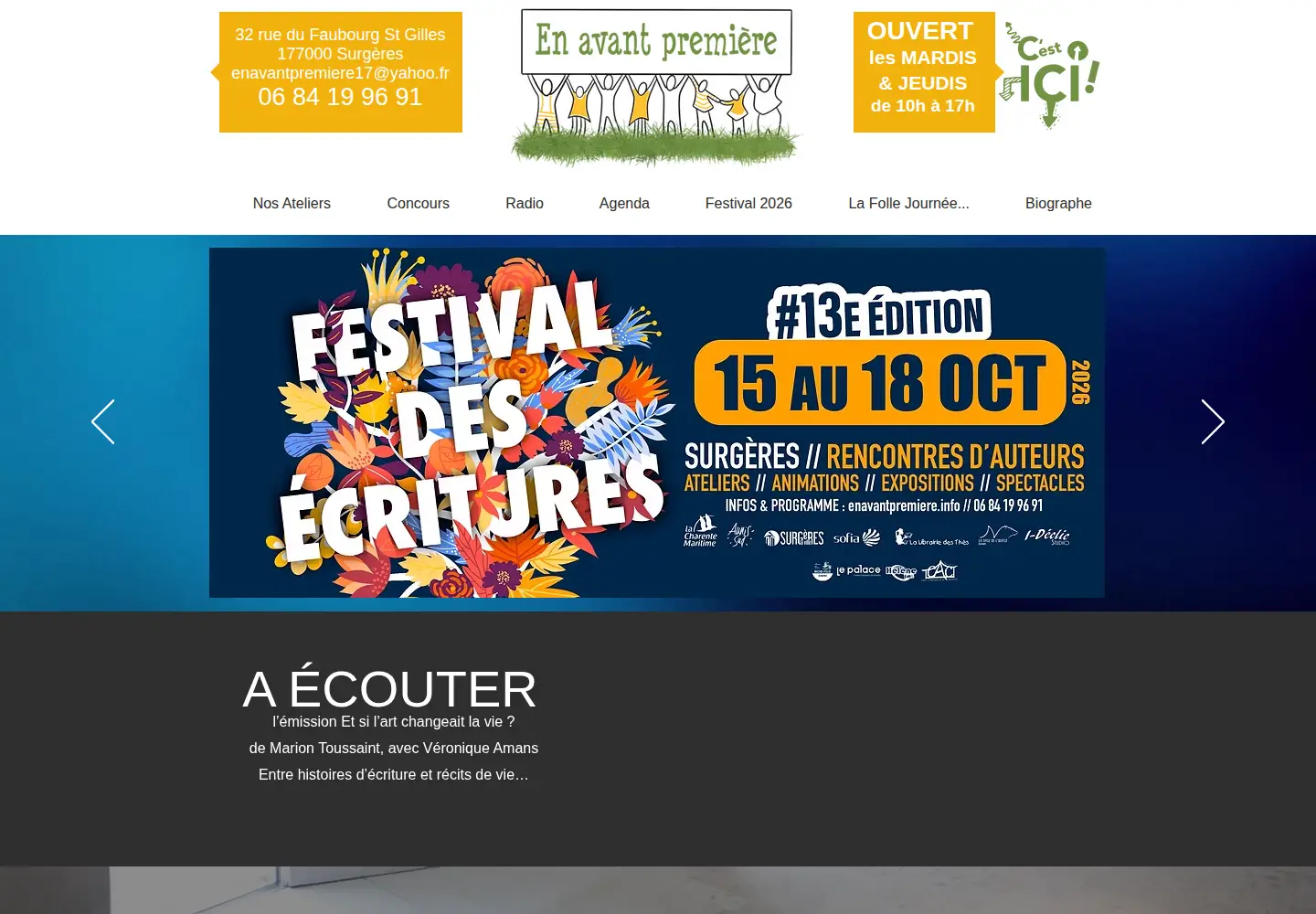Screenshot of enavantpremiere.info