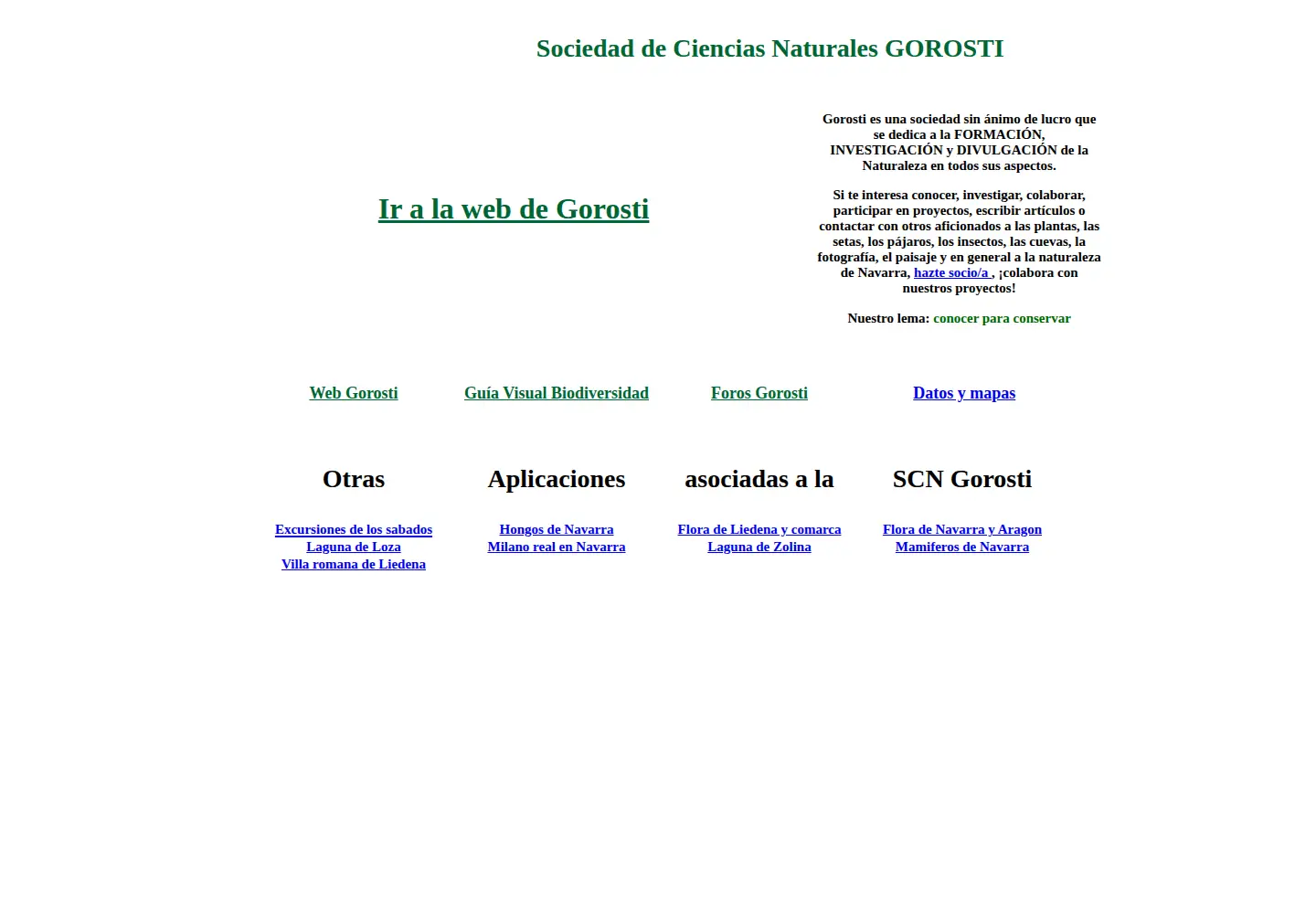 Screenshot of gorosti.org