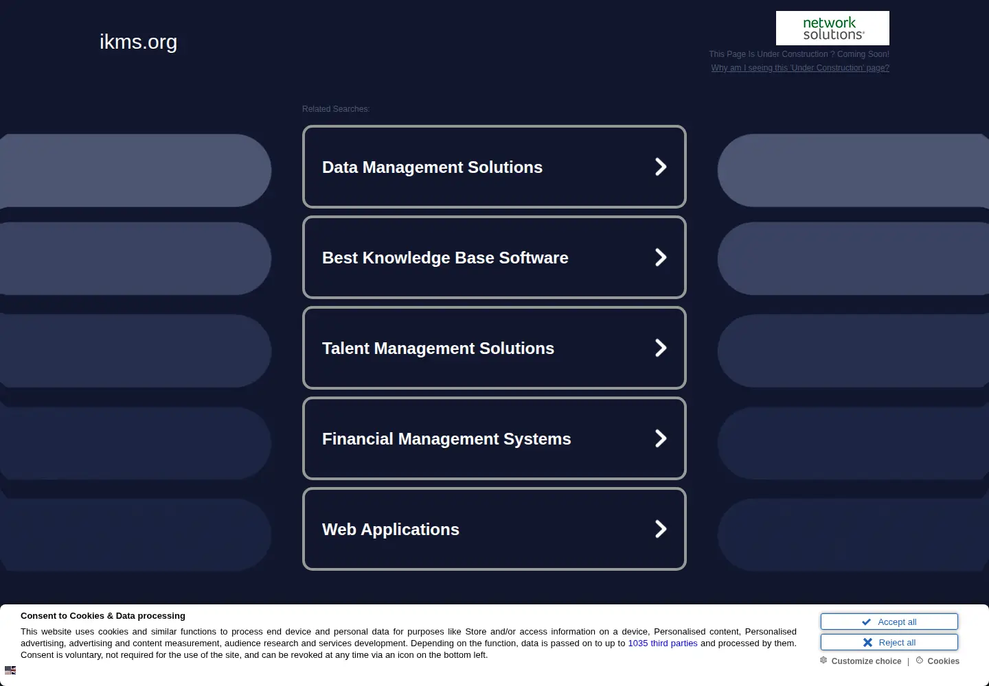 Screenshot of ikms.org