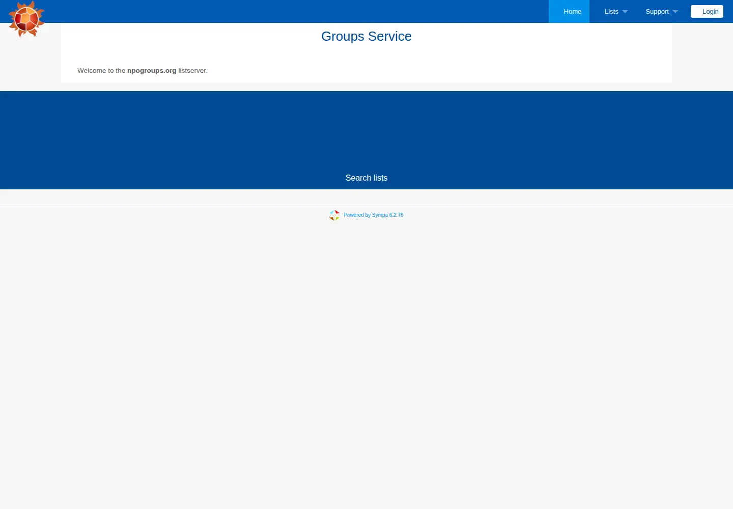 Screenshot of npogroups.org