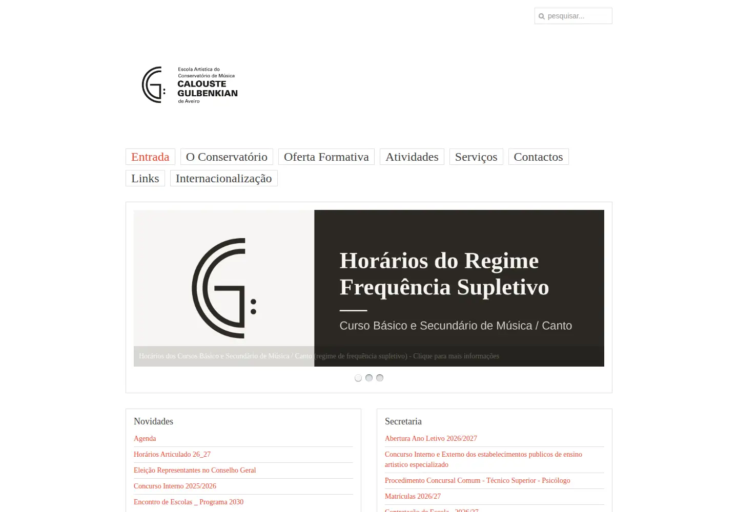Captured homepage of cmacg.pt in the current scan