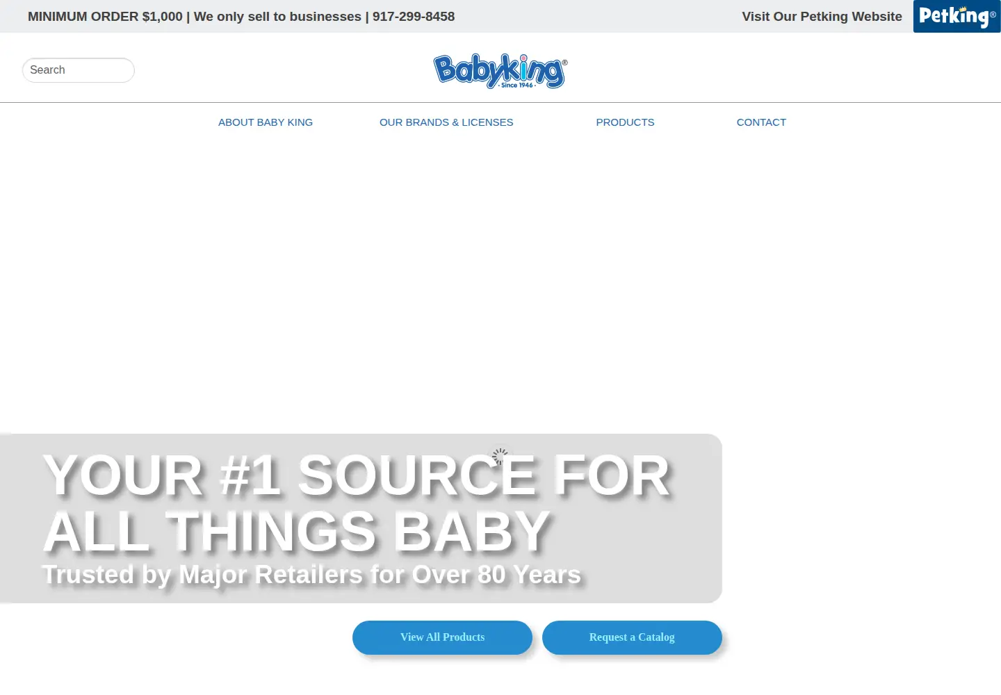 Screenshot of babyking.com