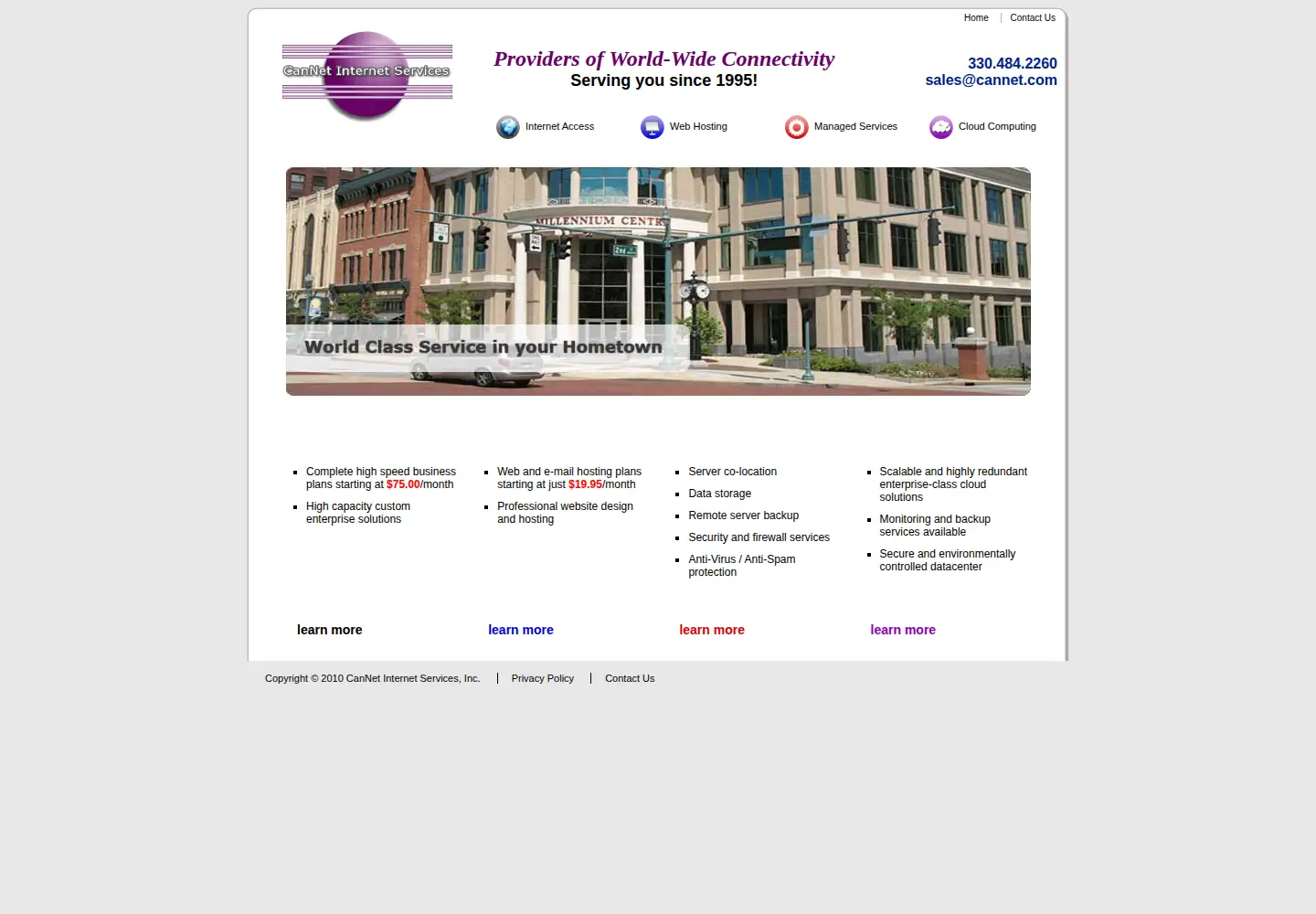 Screenshot of cannet.com