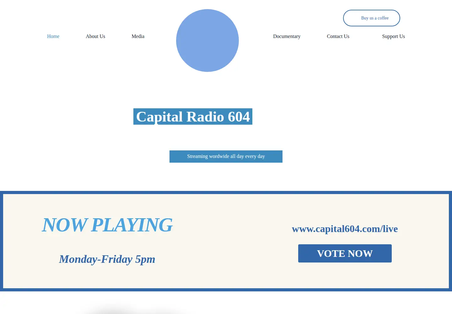 Captured homepage of capital604.com in the current scan