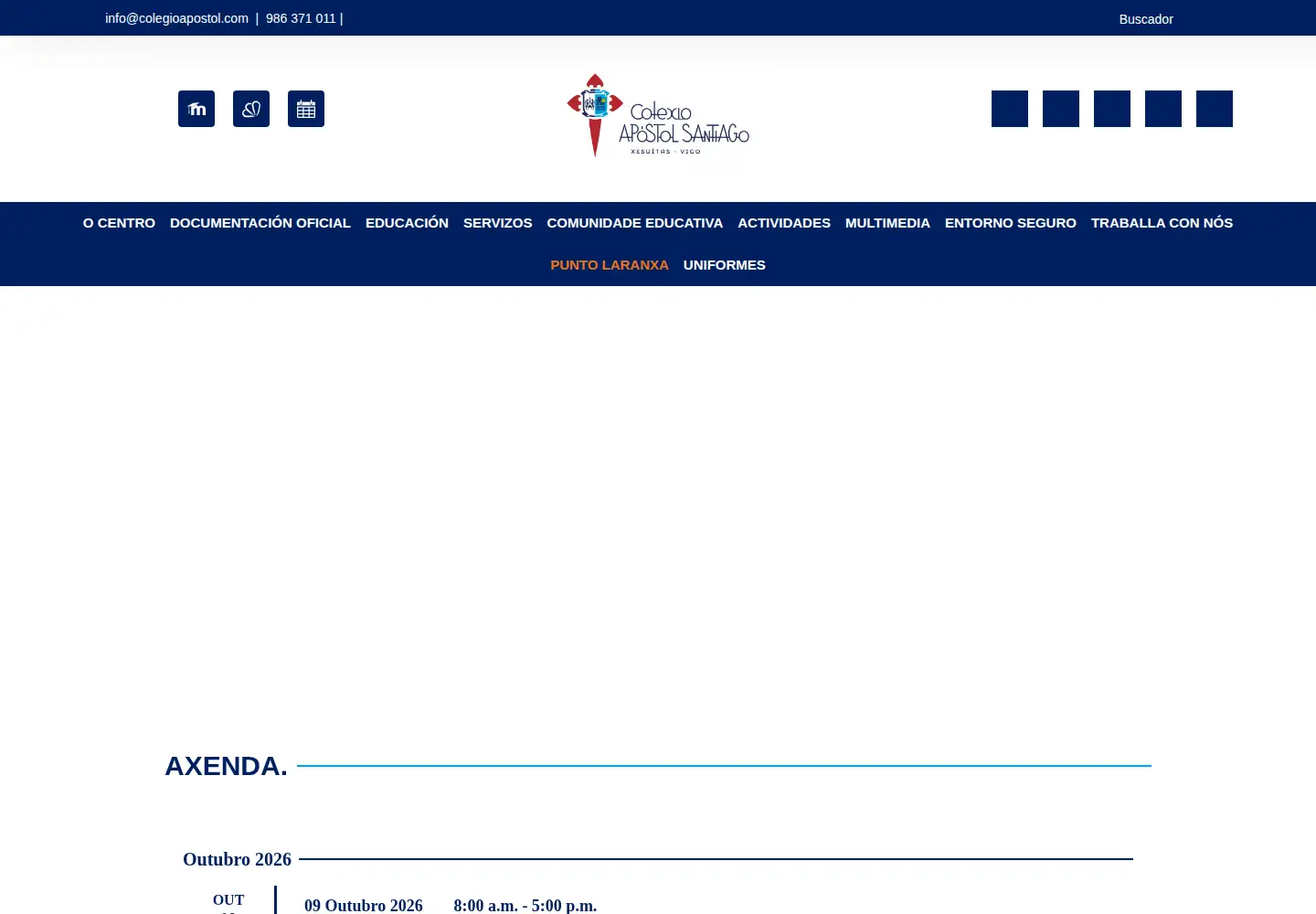 Screenshot of colegioapostol.com