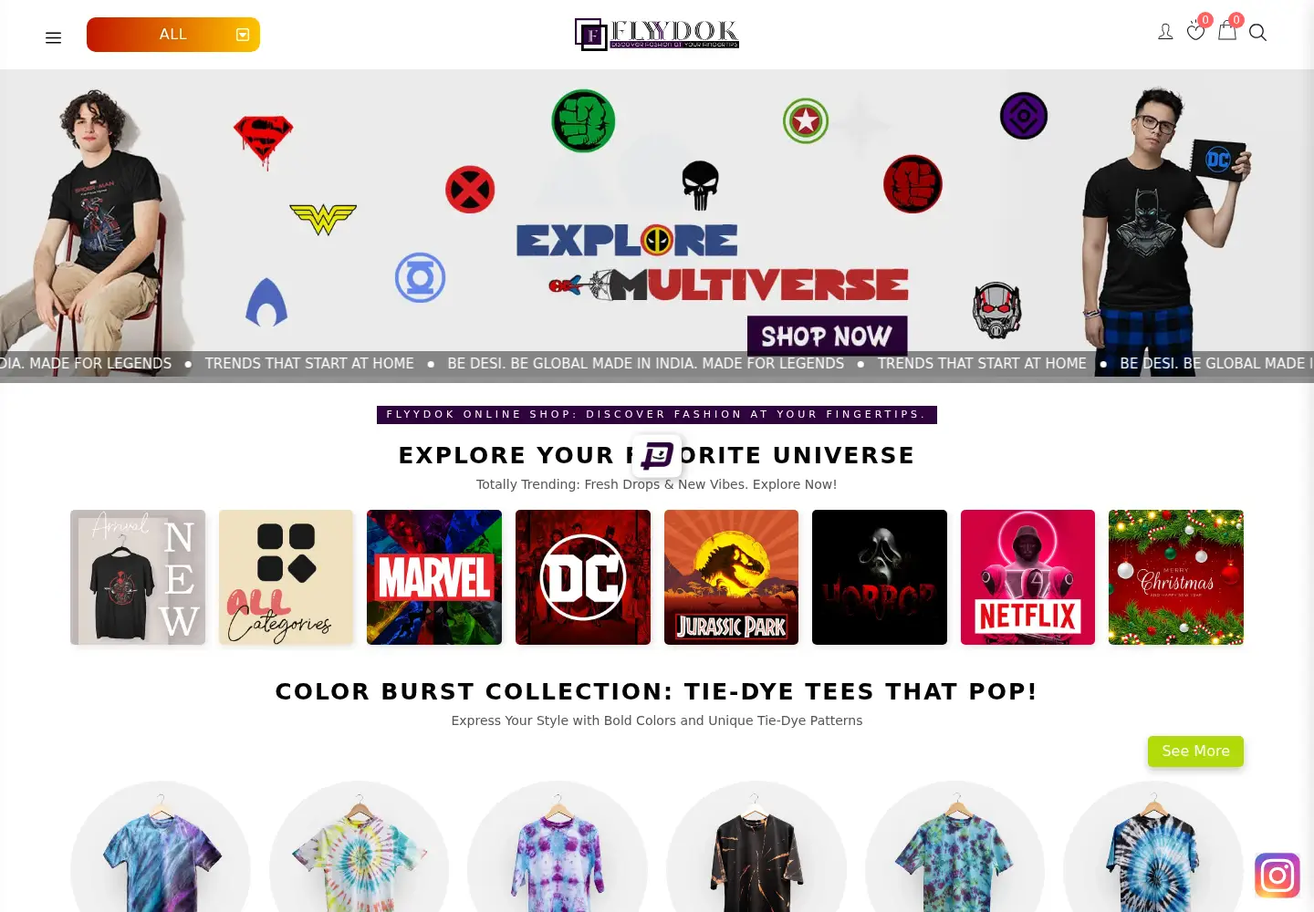 Screenshot of flyydok.com