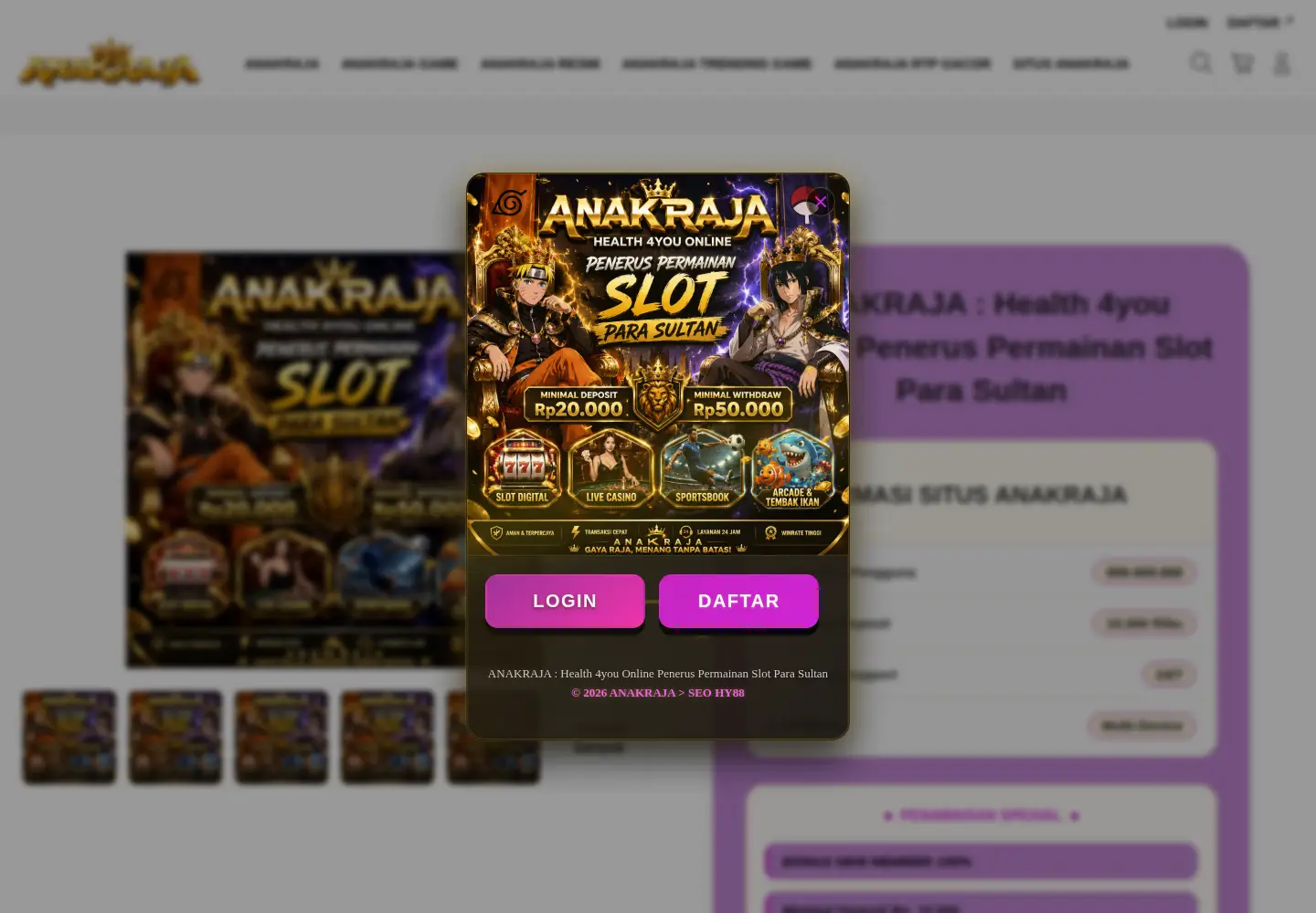 Screenshot of health4youonline.com