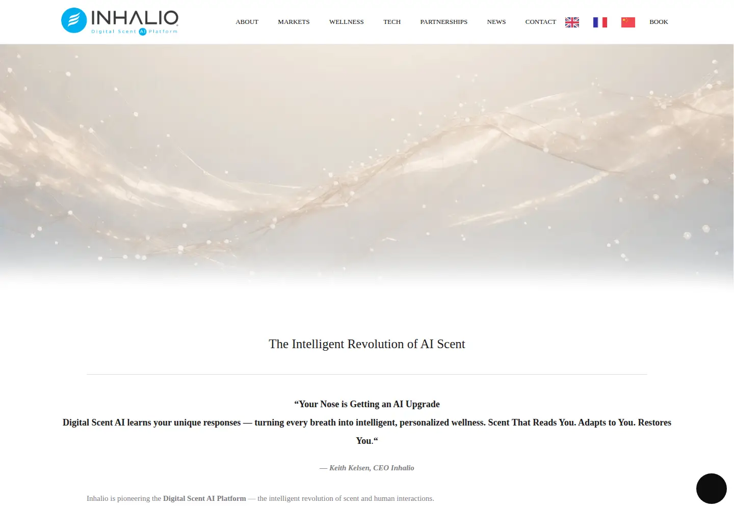 Screenshot of inhalio.com