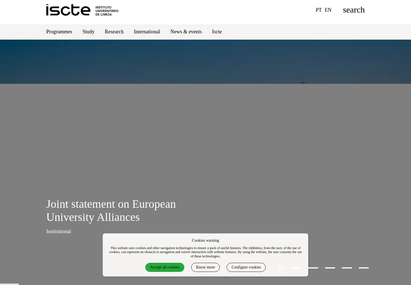 Screenshot of iscte-iul.pt