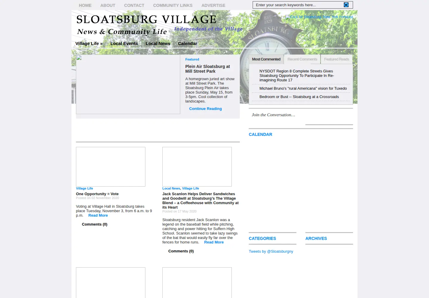 Screenshot of sloatsburgvillage.com
