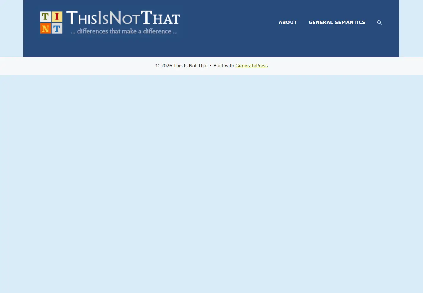 Screenshot of thisisnotthat.com