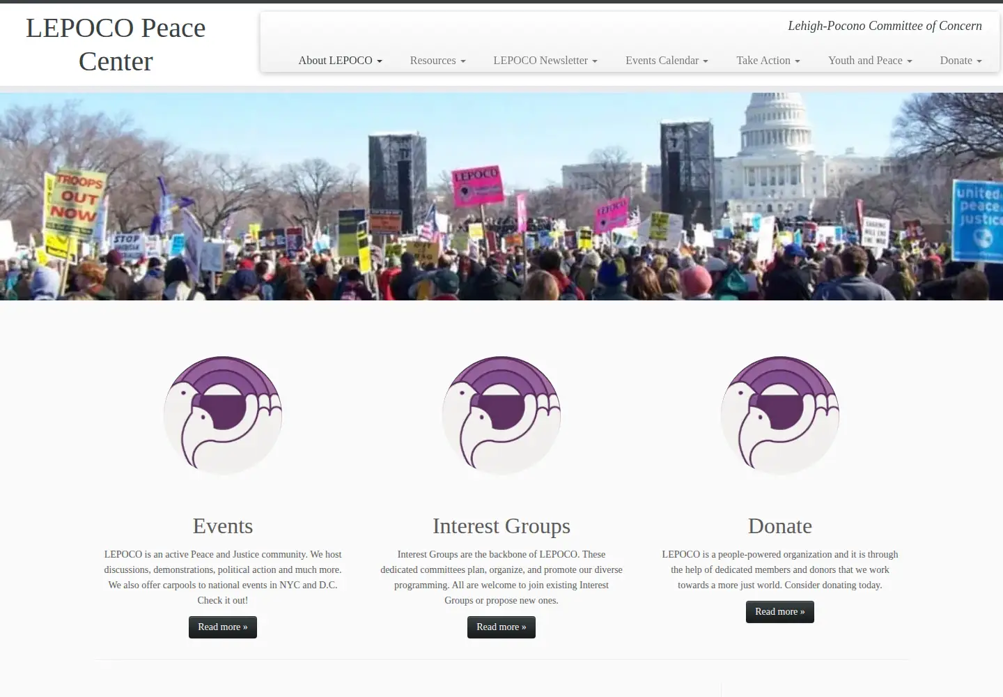 Screenshot of lepoco.org