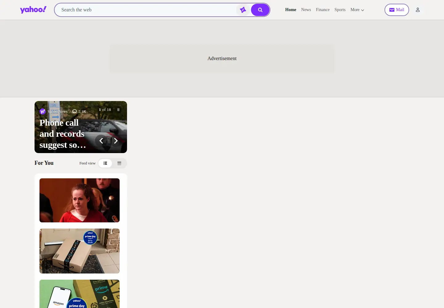 Screenshot of ahoo.com