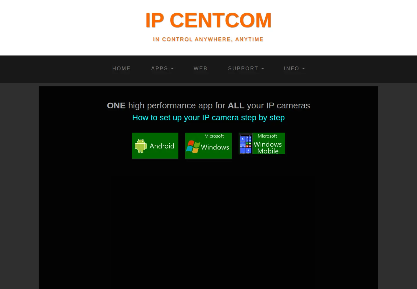 Screenshot of ipcent.com