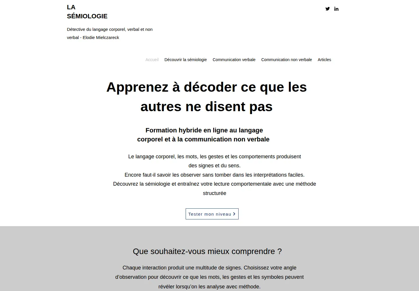 Captured homepage of lasemiologie.com in the current scan