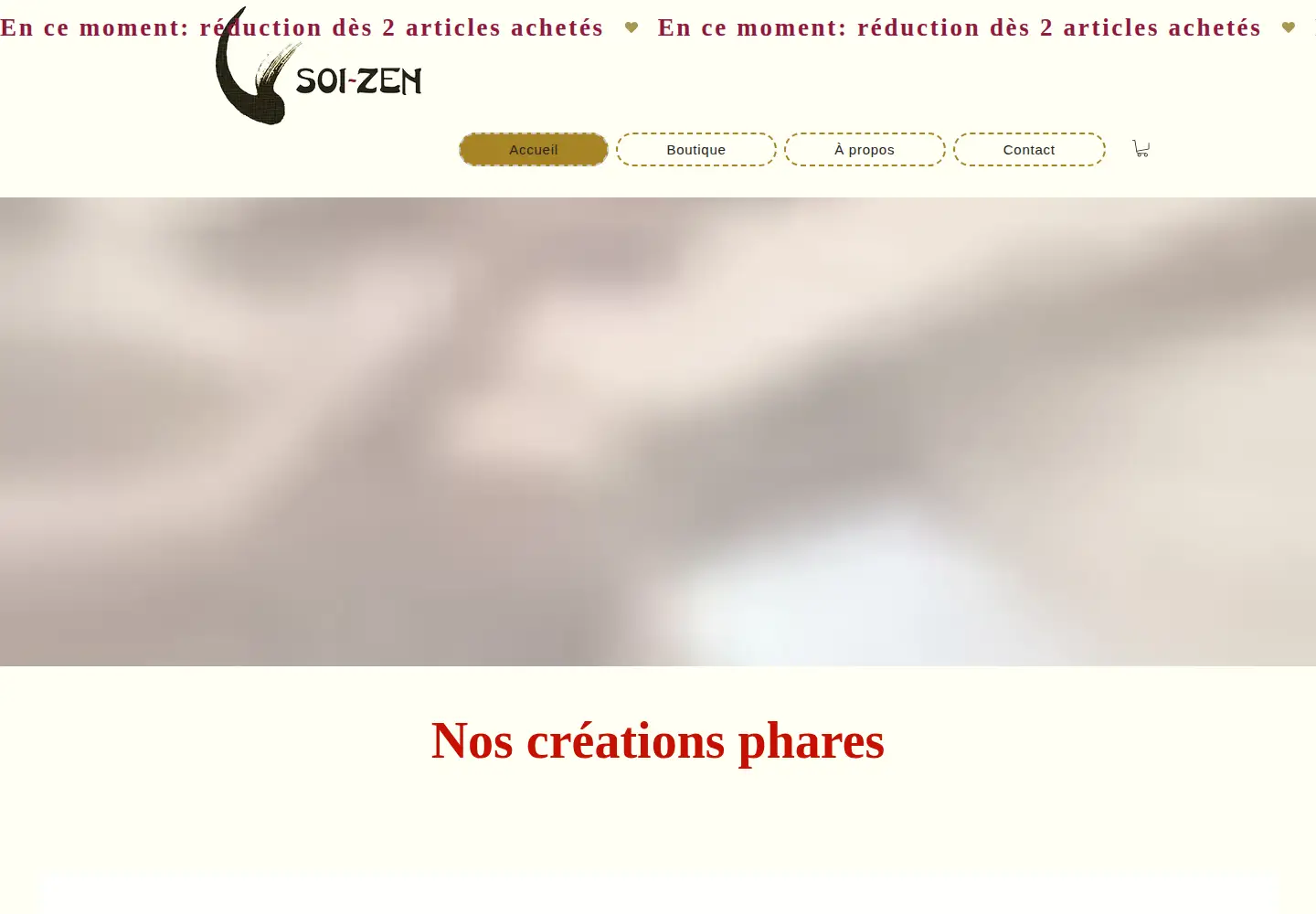 Captured homepage of soi-zen.com in the current scan