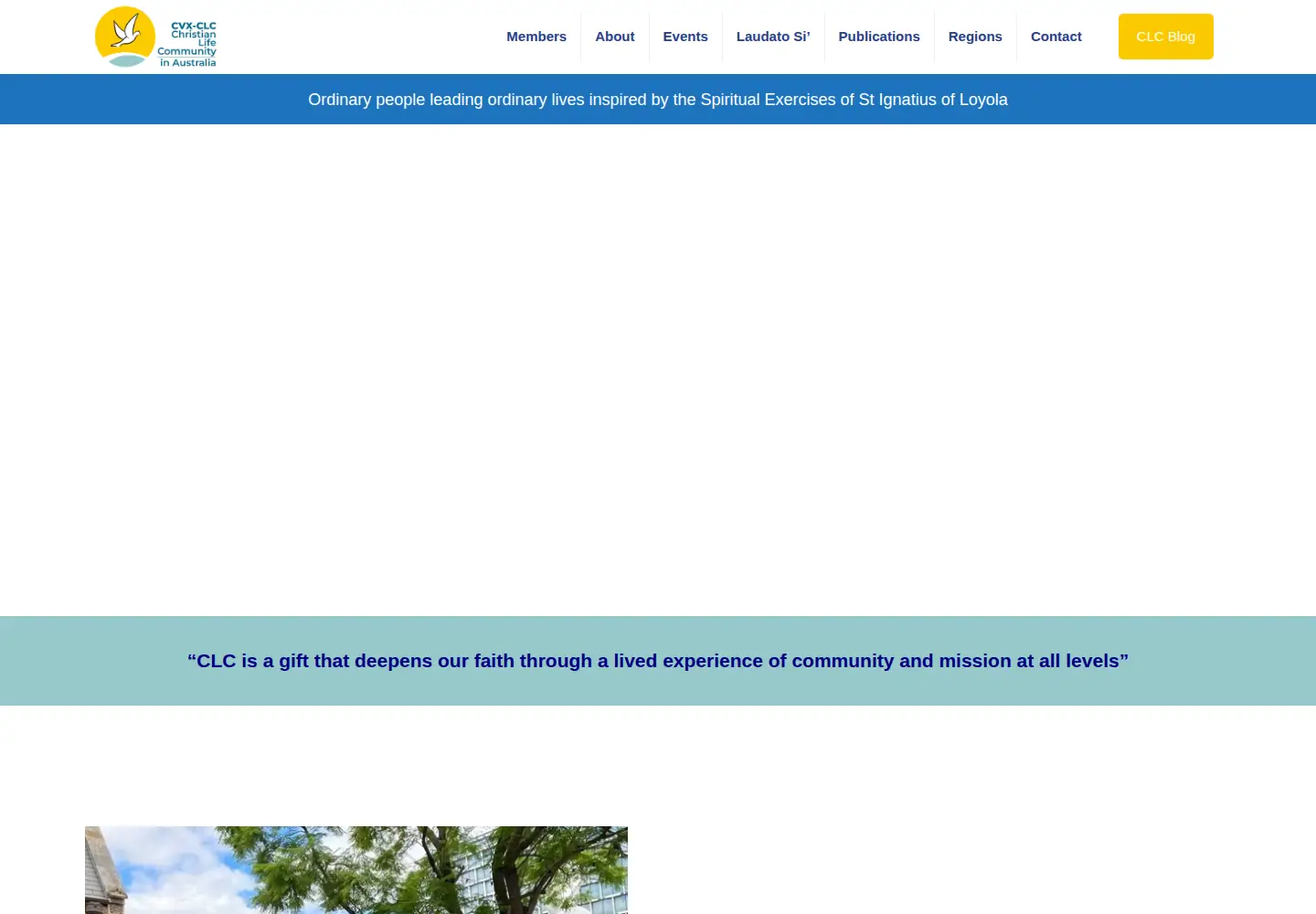 Captured homepage of clcaustralia.org.au in the current scan