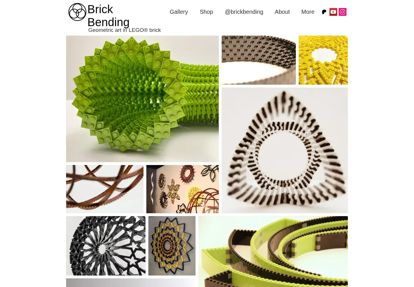Screenshot of brickbending.com