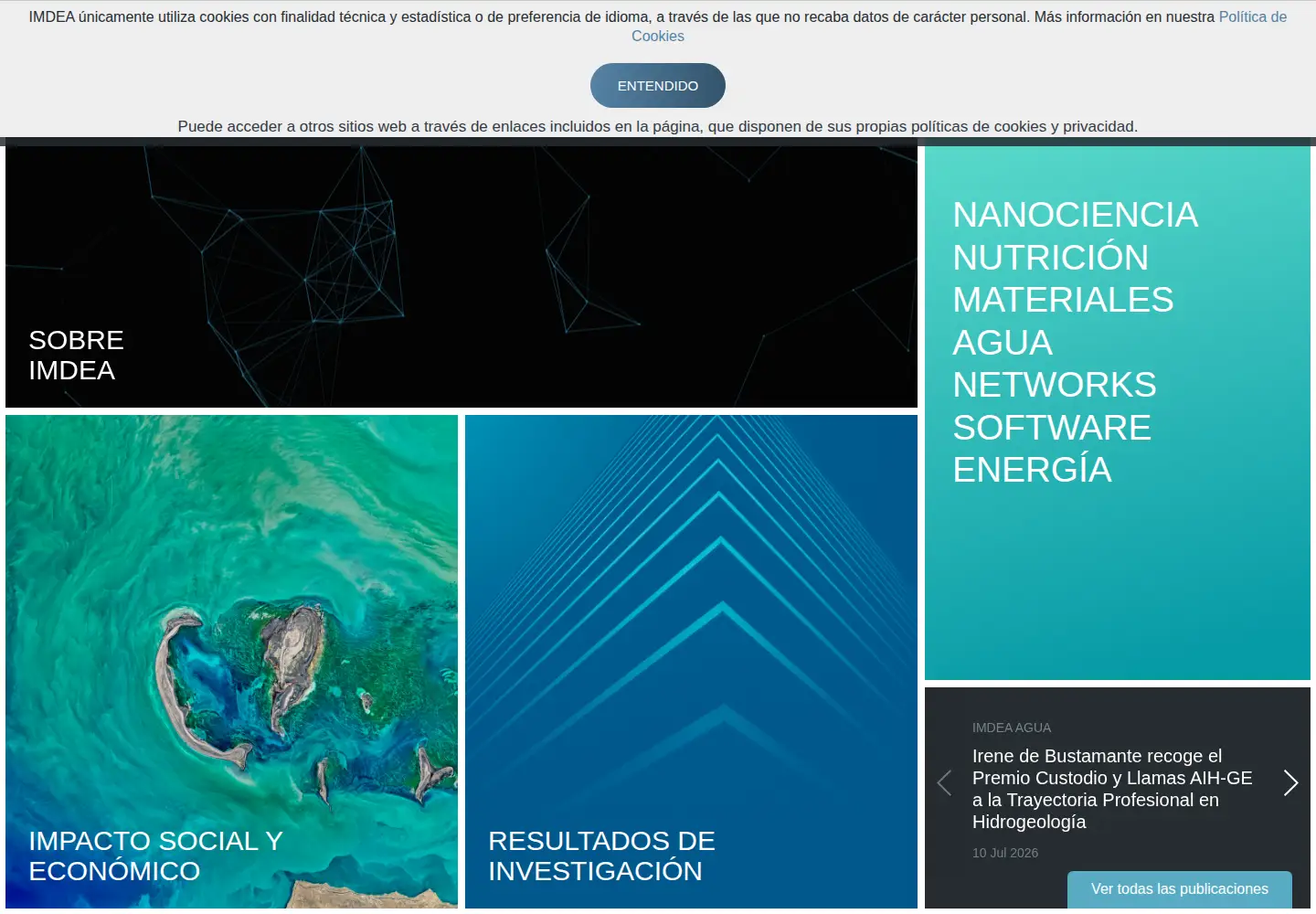 Screenshot of imdea.org