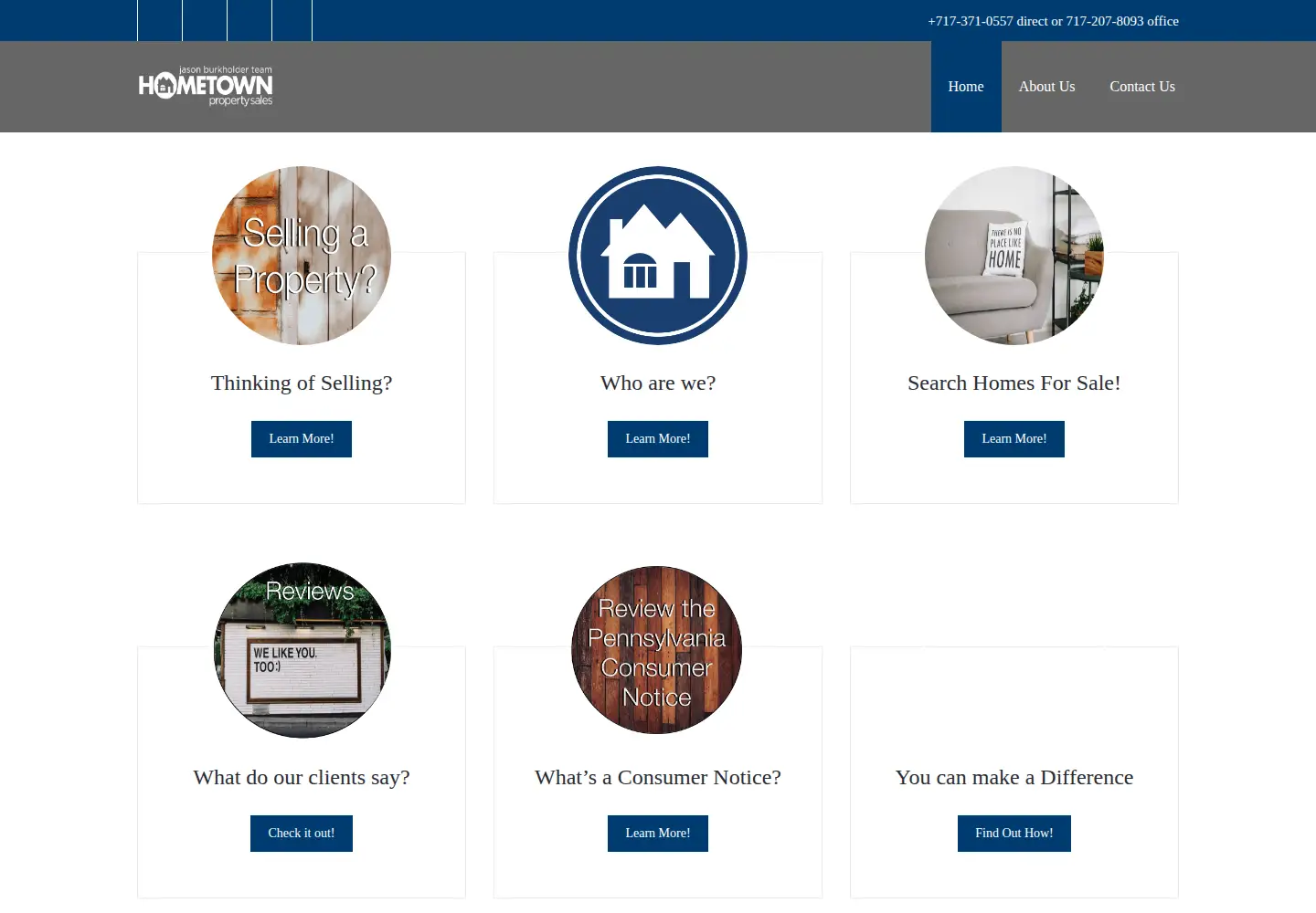 Screenshot of jasonshomes.com