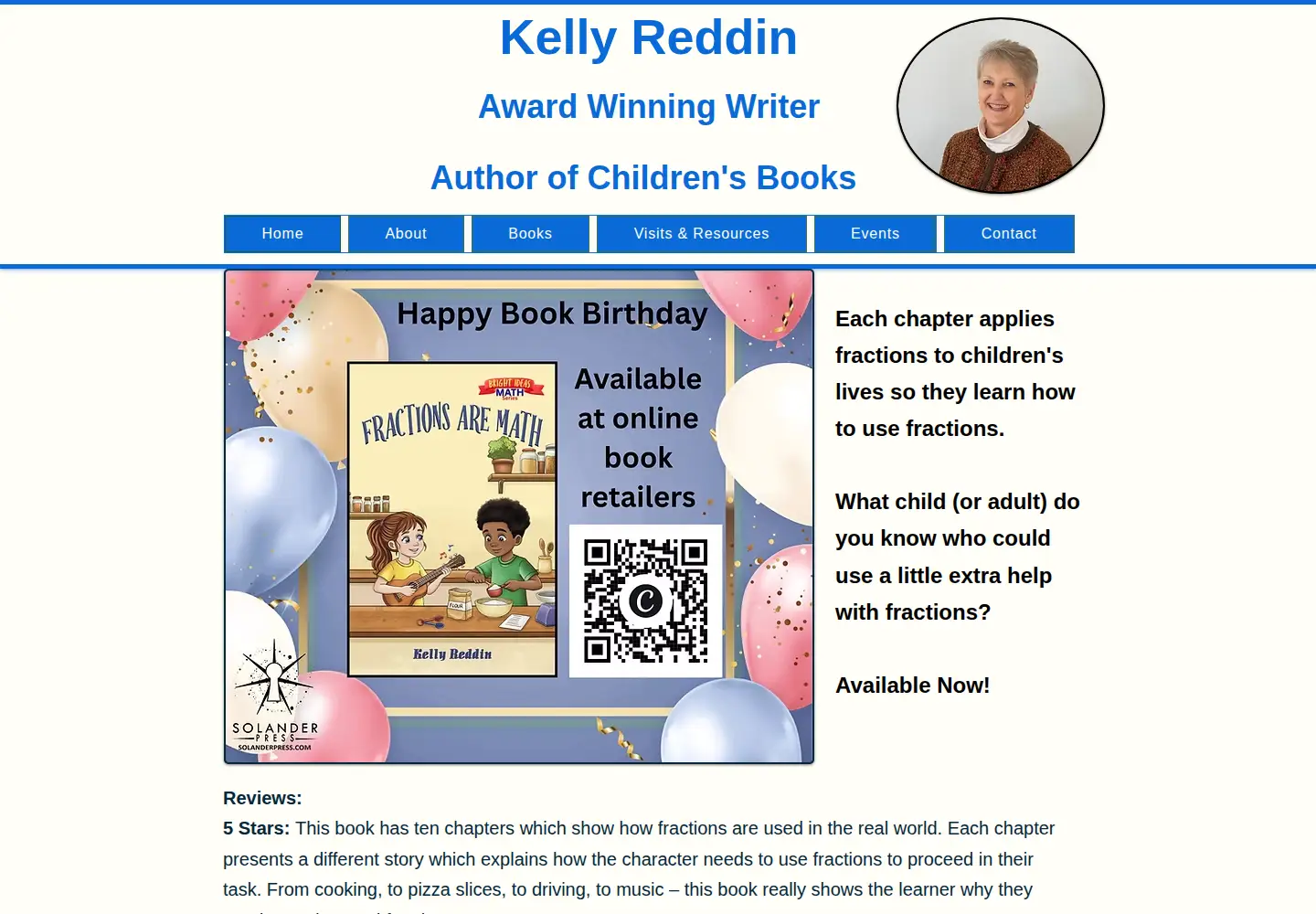 Captured homepage of kellyreddin.com in the current scan