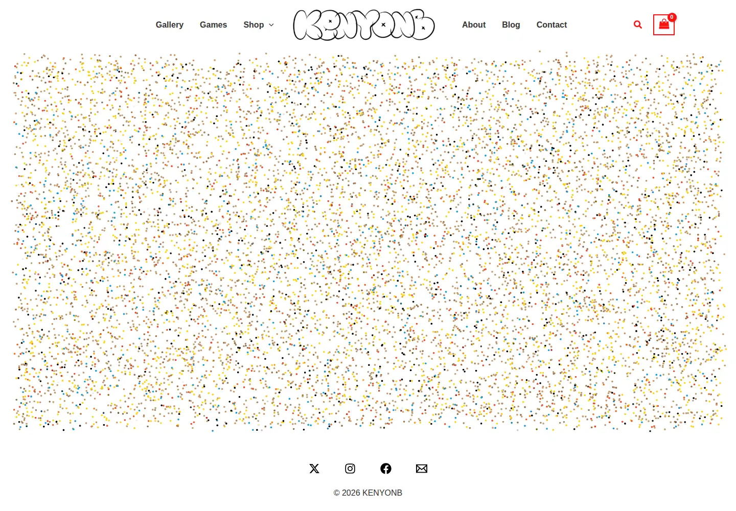 Captured homepage of kenyonb.com in the current scan