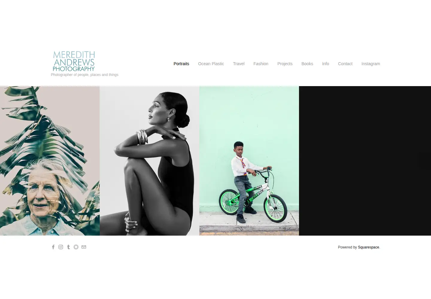 Screenshot of meredithandrewsphotography.com
