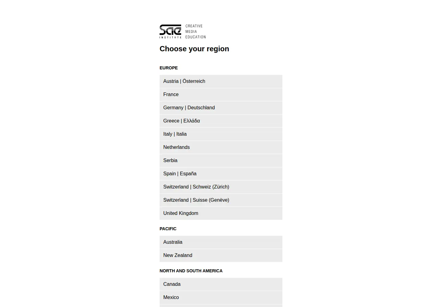 Screenshot of sae.edu
