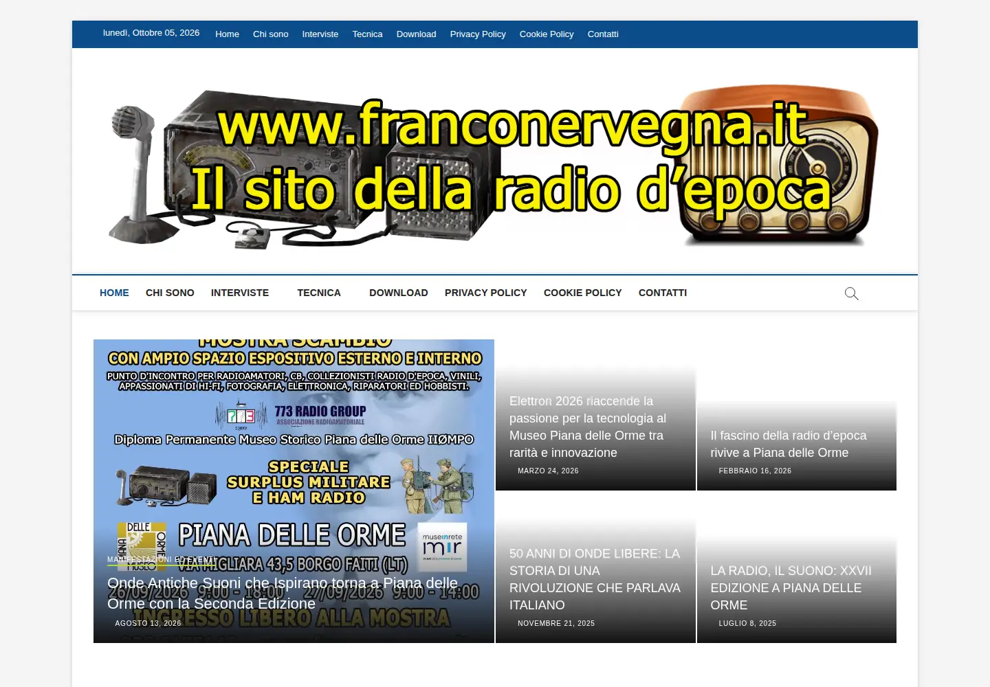 Screenshot of franconervegna.it